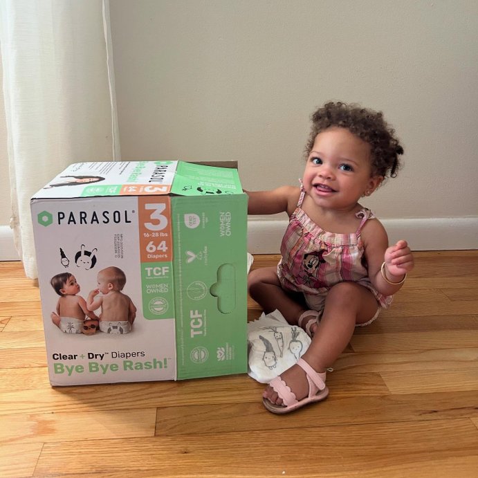 user image by @zlatiiiiiii, Parasol Chlorine-Free Diapers with Rash Shield Protection
