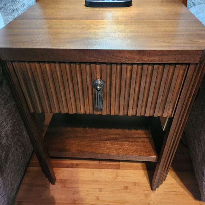 user image by @mamastock55, Laguna Nigel Fluted Accent Table Brown - Threshold&#8482; designed with Studio McGee