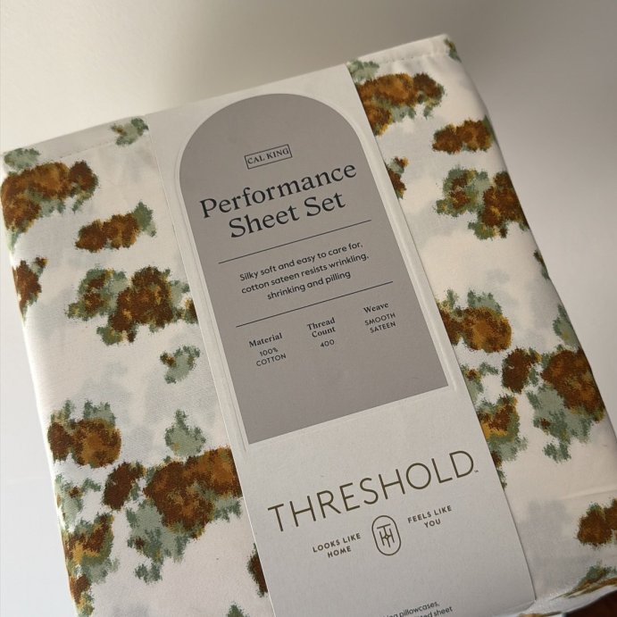 user image by @avanilladiet, Printed Performance 400 Thread Count Sheet Set - Threshold&#153;