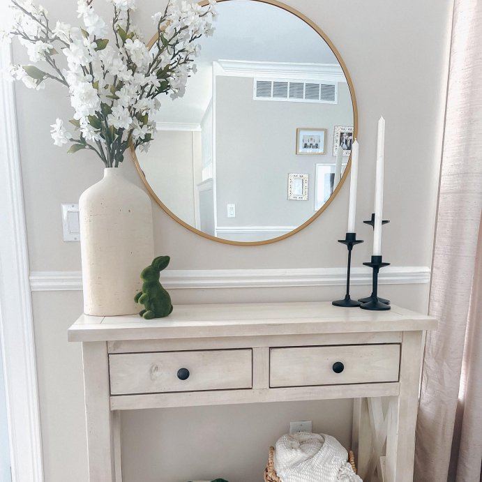 user image by @sarah_hilbers, 28" Round Decorative Wall Mirror - Threshold™