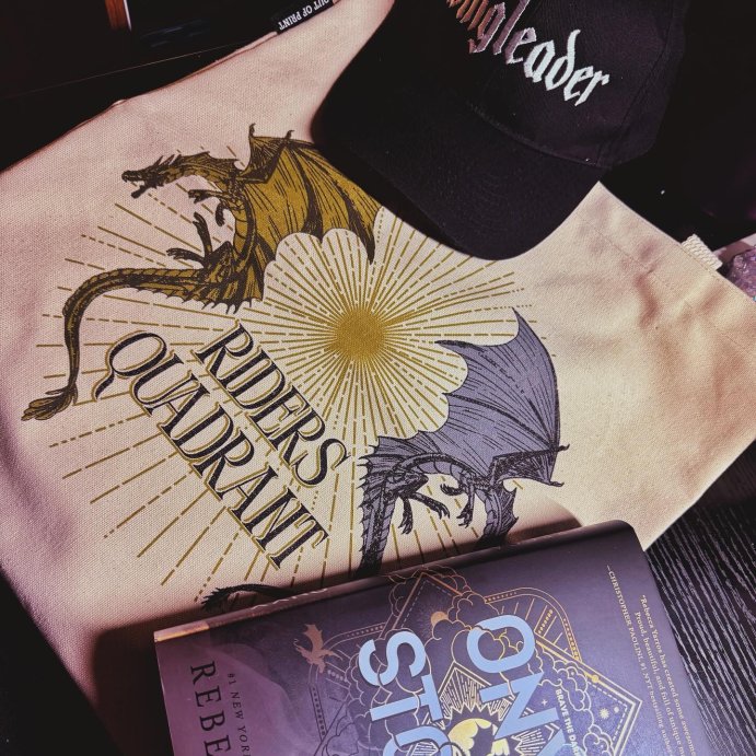 user image by @thewellreadginger, Onyx Storm - by Rebecca Yarros (Hardcover)