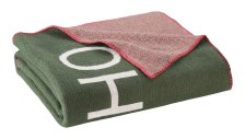 Shop CANVAS Canadian Christmas Collection HO HO XO Throw Blanket, Green, 50x60-in and more