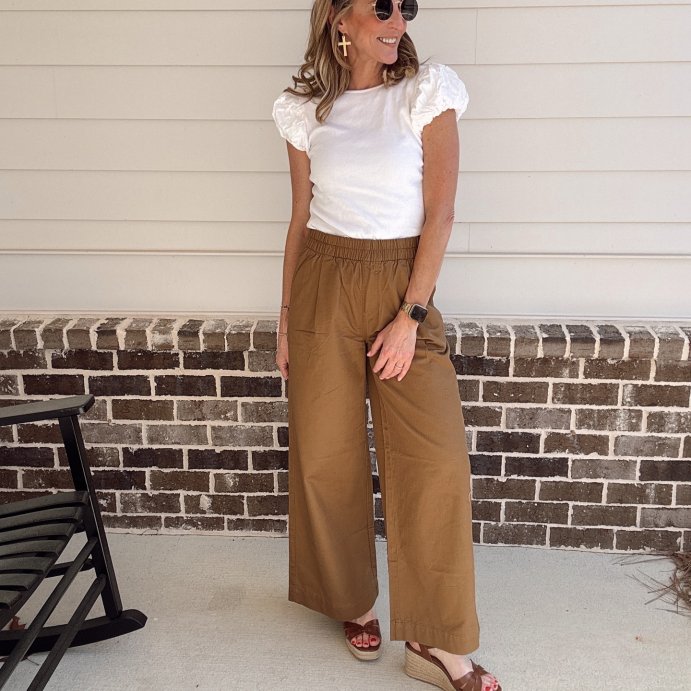 user image by @lightandlifestyled, Women's Ribbed Puff Short Sleeve Blouse - A New Day™