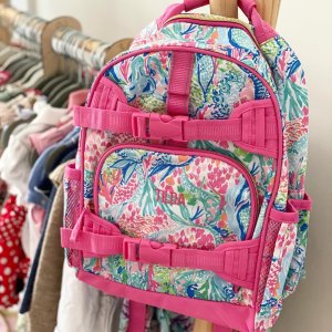 Mackenzie Lilly Pulitzer Mermaid Cove Backpacks | Pottery  display picture 2