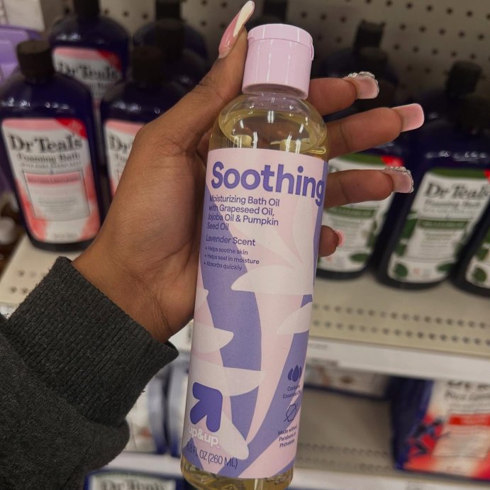 user image by @hygi.enics, Soothing Moisturizing Bath Oil with Lavender - 8.8 oz - up&#38;up&#8482;
