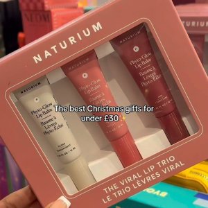 @spacenk&rsquo;s instagram video of NATURIUM The Viral Lip Trio Set,Space NK Hand Cr&egrave;me Trio,BYOMA Barrier Boosting Rescue Kit,Amika Perk Up Power-Up Dry Shampoo Duo,Sol de Janeiro Body Paradise Minis