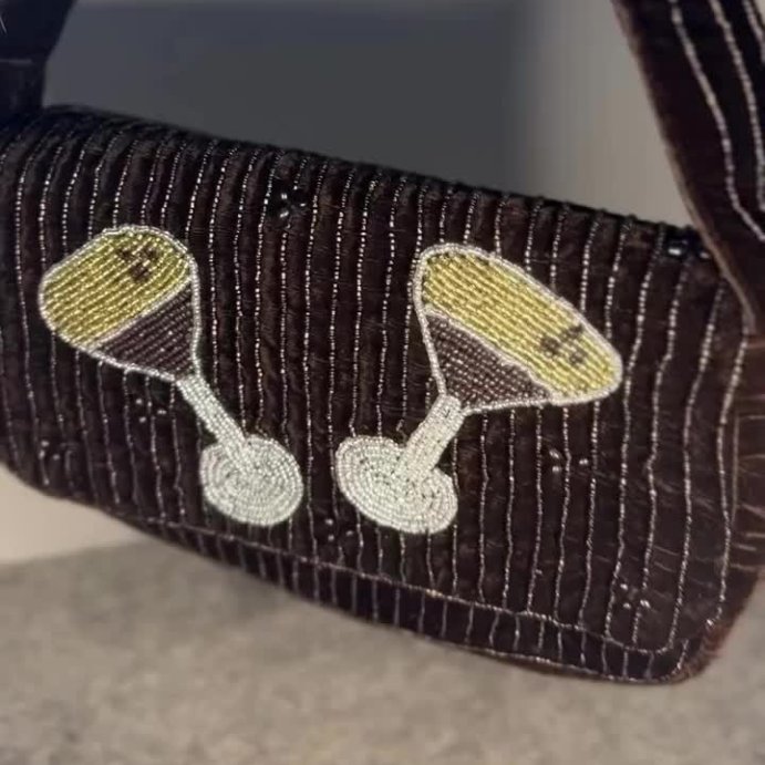 user image by @alexisblogslife, Embellished Espresso Martini Flap Shoulder Bag - A New Day&#8482; Brown