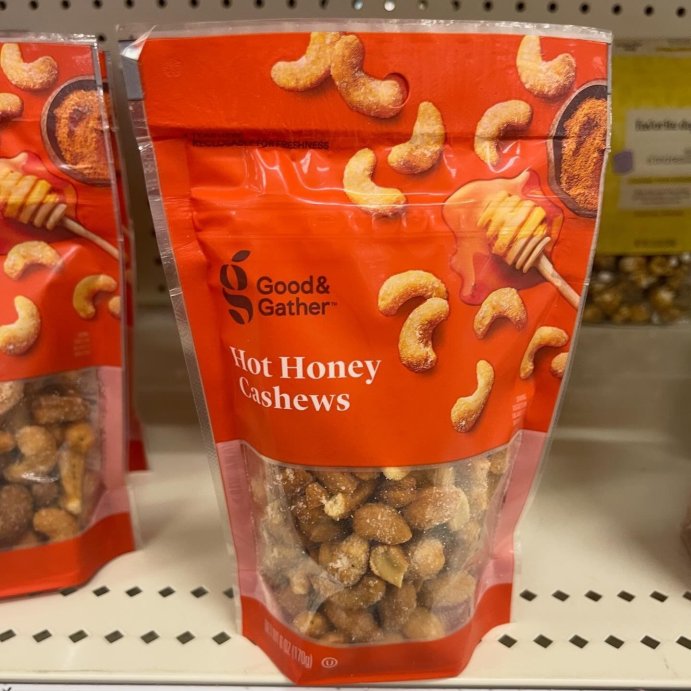 user image by @justalilsnackysnack, Hot Honey Cashews - 6oz - Good &#38; Gather&#8482;
