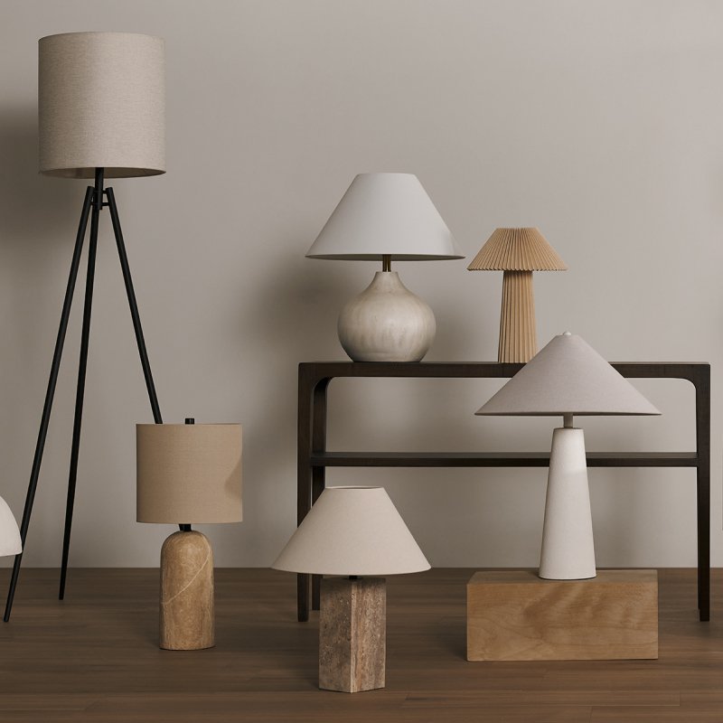 Shop Lampe sur pied trépied Pegg, Lampe de table Lukas, Lampe de table Darla blanche, Lampe de table Seana ivoire, Lampe de table Georgina and more