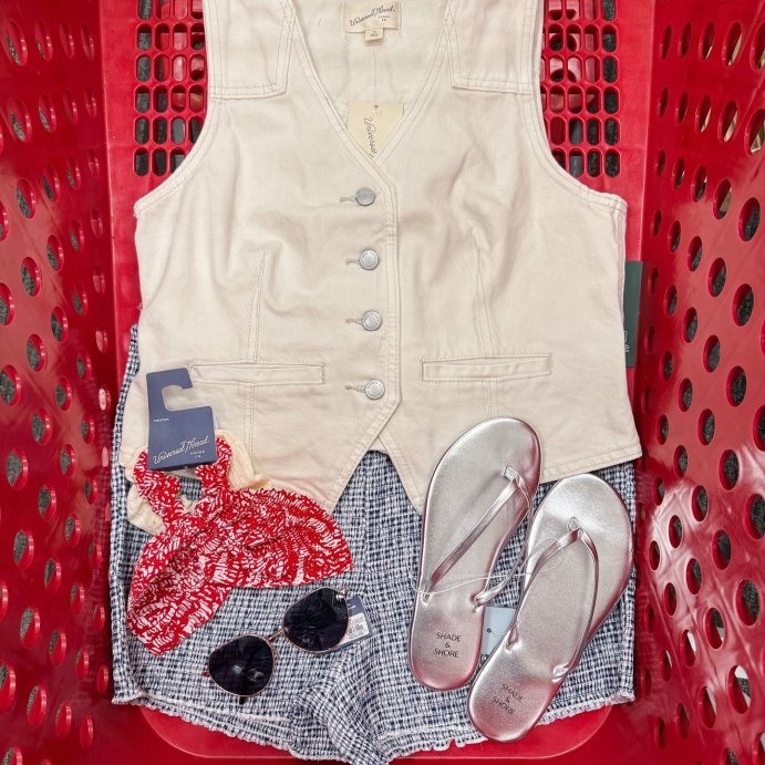 user image by @takingontarget, Women's Denim Vest - Universal Thread™