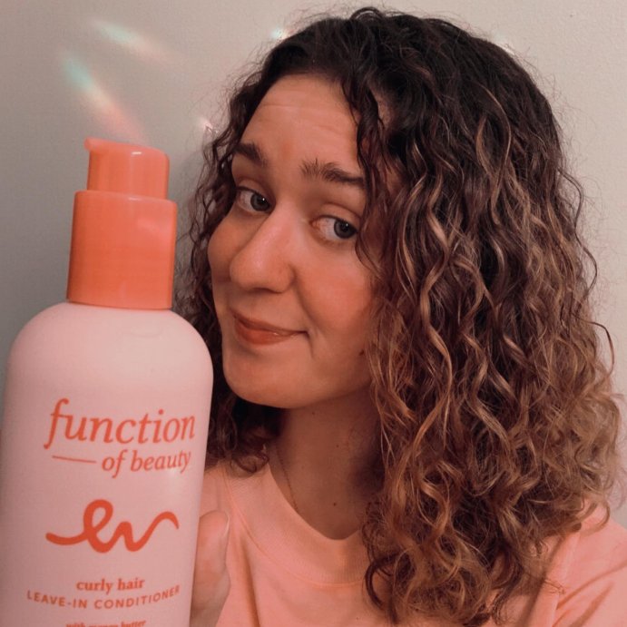user image by @alyssa.keller.88, Function of Beauty Curly Hair Leave-In Conditioner Base with Mango Butter - 7 fl oz