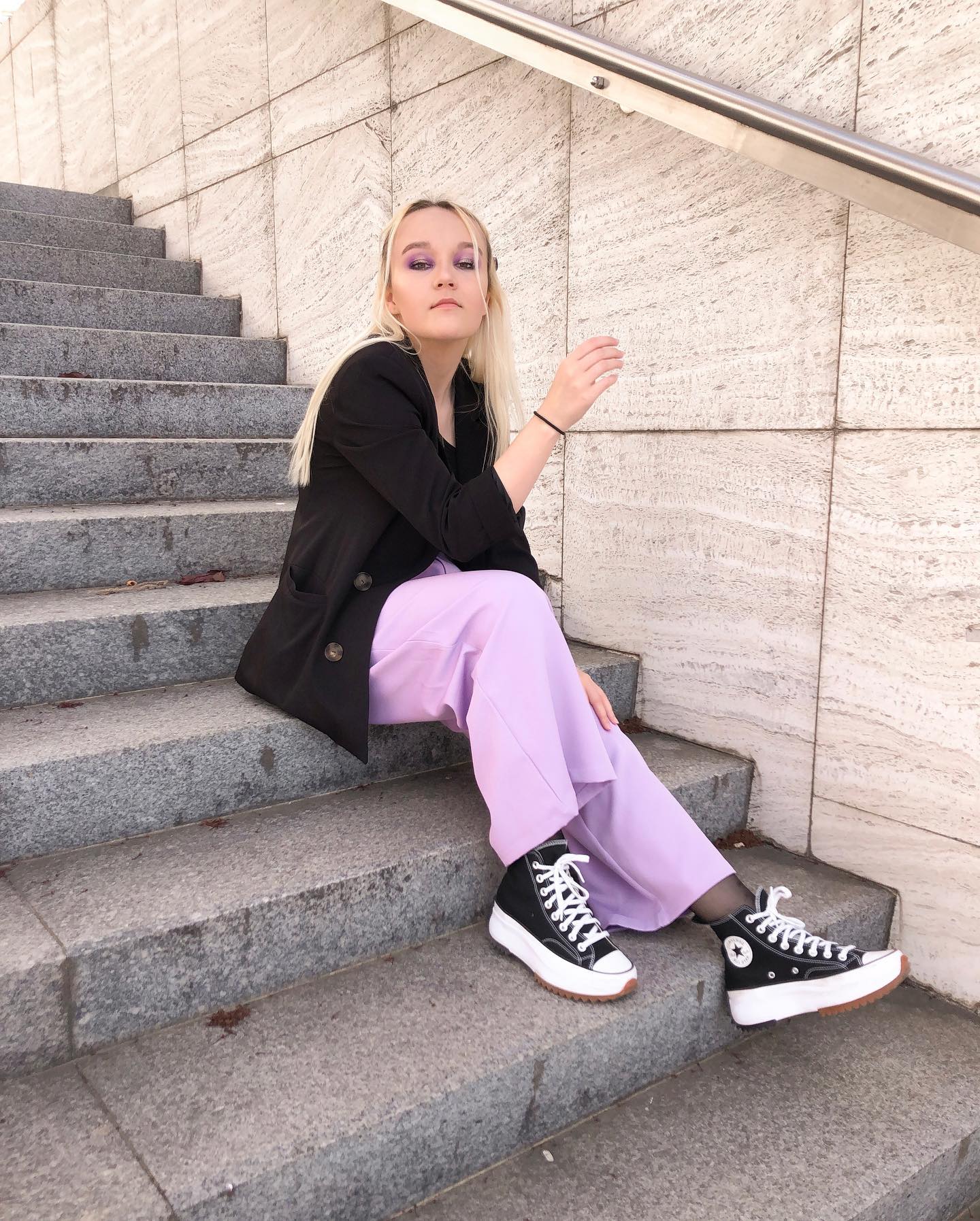 Converse Run Star Hike Show Your Pride High Top Platform Sneakers 7.5 M