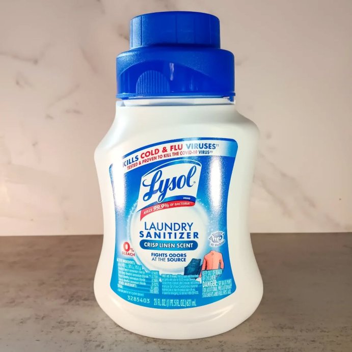 user image by @sielleday01, Lysol Crisp Linen Scented Laundry Sanitizer