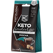 Shop KetoLogic Keto Indulge Dark Chocolate Candy - Mocha (3.3 Oz.) and more