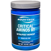 Shop BodyTech Critical Aminos XT - Intra/Post Workout Powder - Blue Ice Pop (12.4 oz./45 Servings) and more