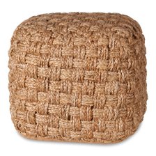Shop Pouf Acosta en jute and more