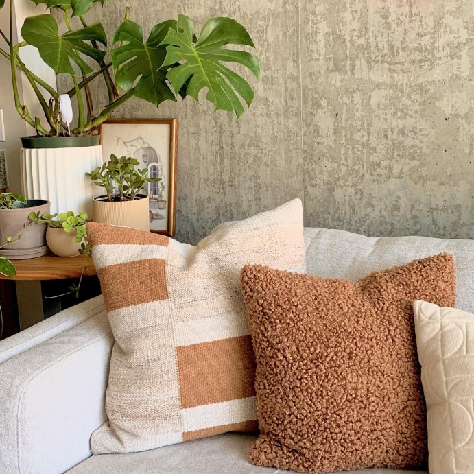 user image by @isasroom, Oversized Blocked Woven Square Throw Pillow - Threshold™