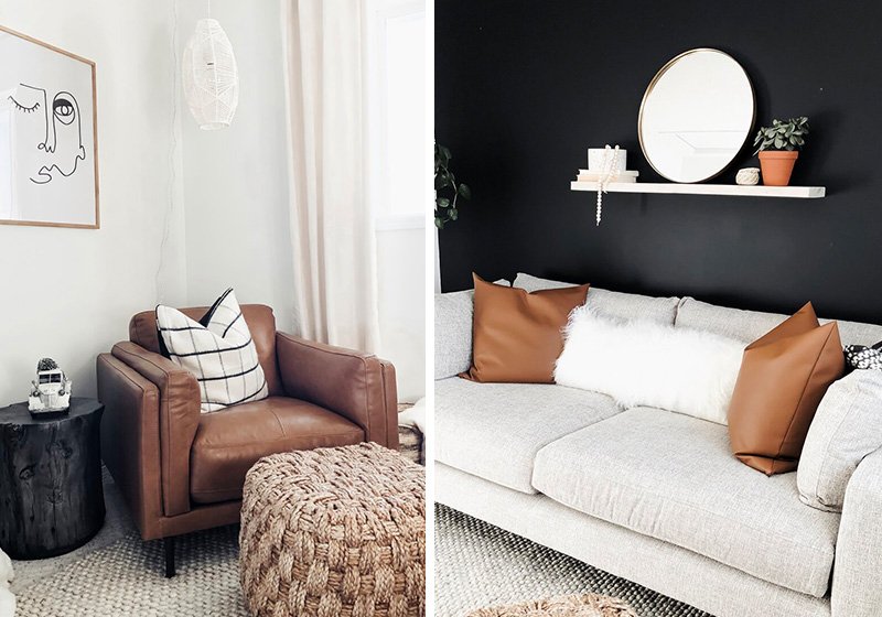 Shop Canapé Nixon -Giovanna poussière de lune, Fauteuil cuir Renfrew -Adler brun clair, Pouf Acosta en jute, Tabouret intérieur/extérieur Coburn gris, Lampe suspendue Odeya, Rideau Bailey 96 po ivoire, Coussin Mongolian 12x22 crème, Déco camionnette Ebenezer blanche and more