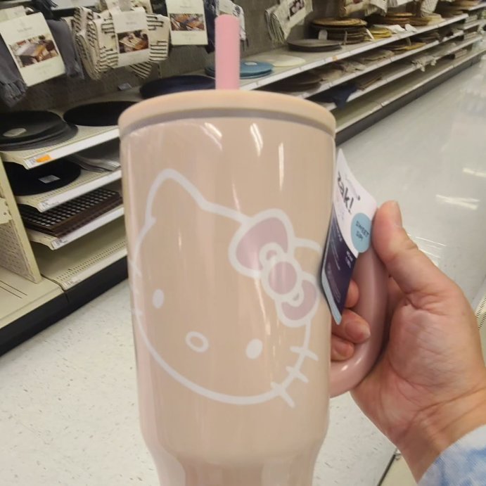user image by @asiabarbie, Zak Designs 40oz Stainless Steel Vacuum Insulated Tumbler with Silicone Straw