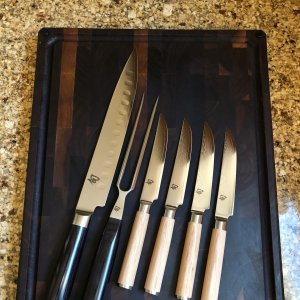 Shun Premier 6-Piece Steak Knife Set with Sidecar Block, Handcrafted  Japanese Cutlery, Steel