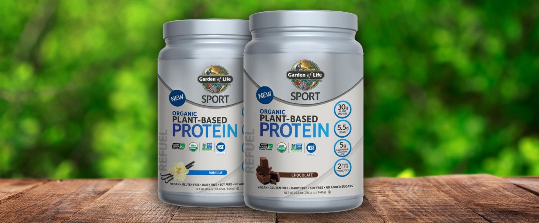 Shop Garden of Life SPORT Organic Plant-Based Protein ? Vanilla (28.4 oz./38 Servings), Garden of Life SPORT Organic Plant-Based Protein ? Chocolate (29.6 oz./38 Servings) and more