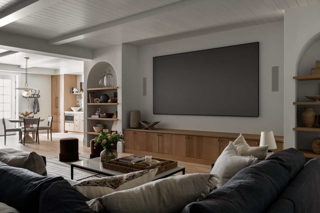 The McGee Home Basement The Theater Lounge Space Studio McGee