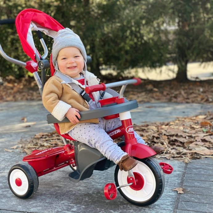 user image by @squareonewellness_rd, Radio Flyer 4-in-1 Stroll 'N Trike