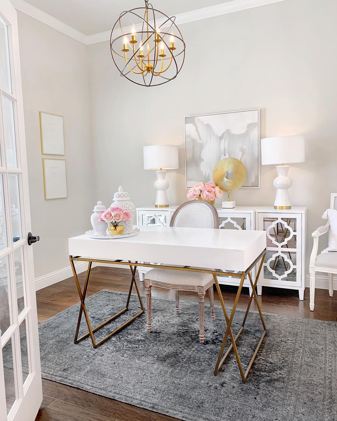 Charming luxe office Instagram Post