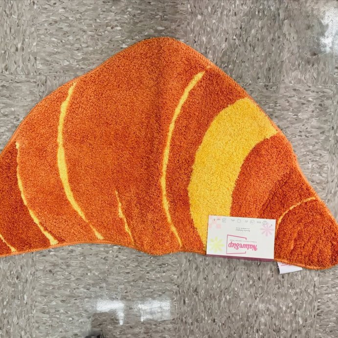 user image by @katattarget, 16&#34;x31&#34; Croissant Non Skid Bath Rug - NatureStep