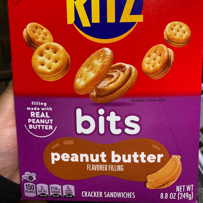 user image by @banana_b98, Ritz Bits Cracker Sandwiches with Peanut Butter - 8.8oz