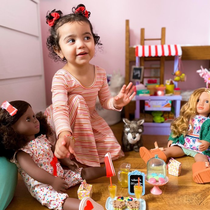 user image by @mylifewithmymini, Our Generation Nahla with Storybook &#38; Accessories 18&#34; Posable Gardening Doll