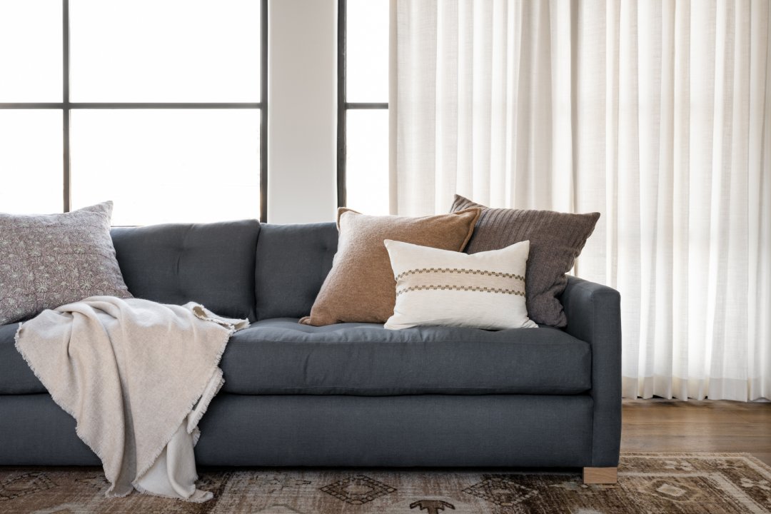 How to Style Pillows on a Sectional - Studio McGee