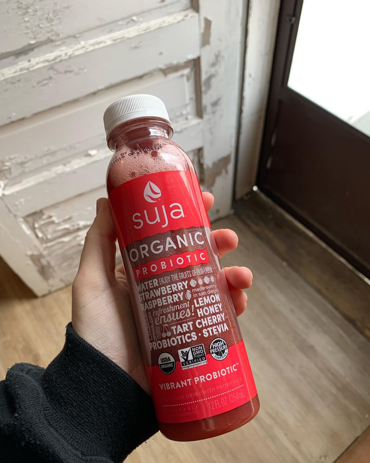 user image by @lillysbakingadventures, Suja Organic Vibrant Probiotic Cold Pressed Juice Drink - 12 fl oz Bottle