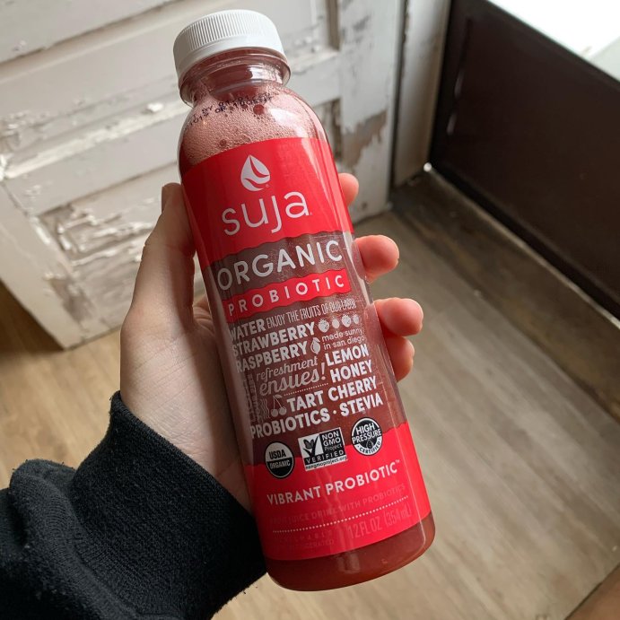 user image by @lillysbakingadventures, Suja Organic Vibrant Probiotic Cold Pressed Juice Drink - 12 fl oz Bottle