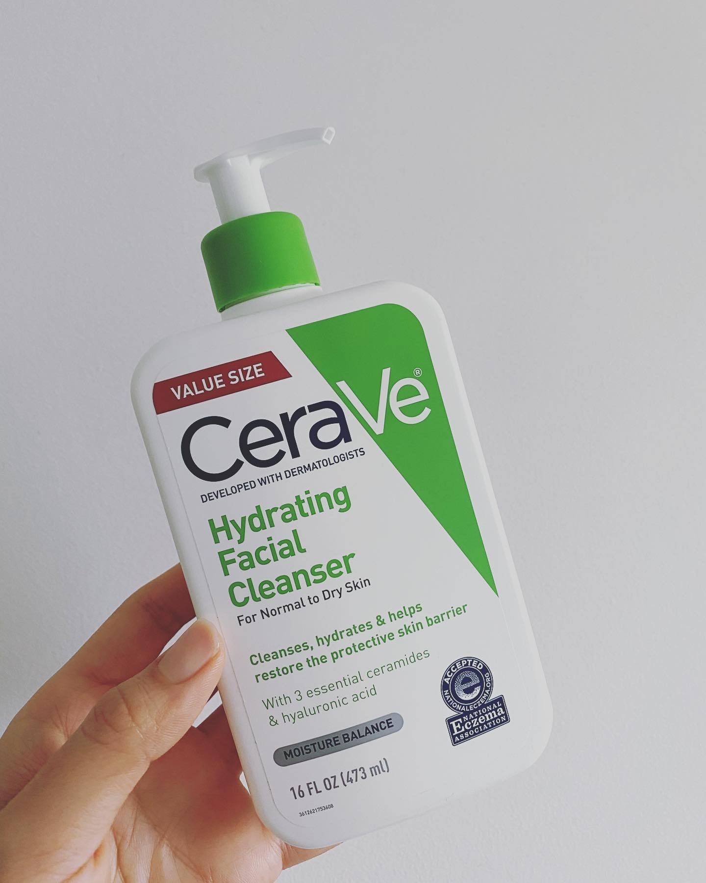 user image by @middlemoments, CeraVe Face Wash, Hydrating Facial Cleanser for Normal to Dry Skin