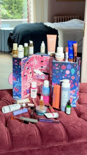 @spacenk&rsquo;s instagram video of Space NK Beauty Advent Calendar