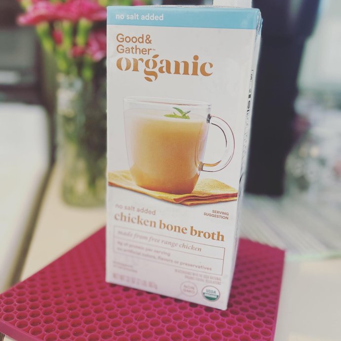 user image by @amersmechelle, Organic No Salt Added Chicken Bone Broth - 32oz - Good &#38; Gather&#8482;