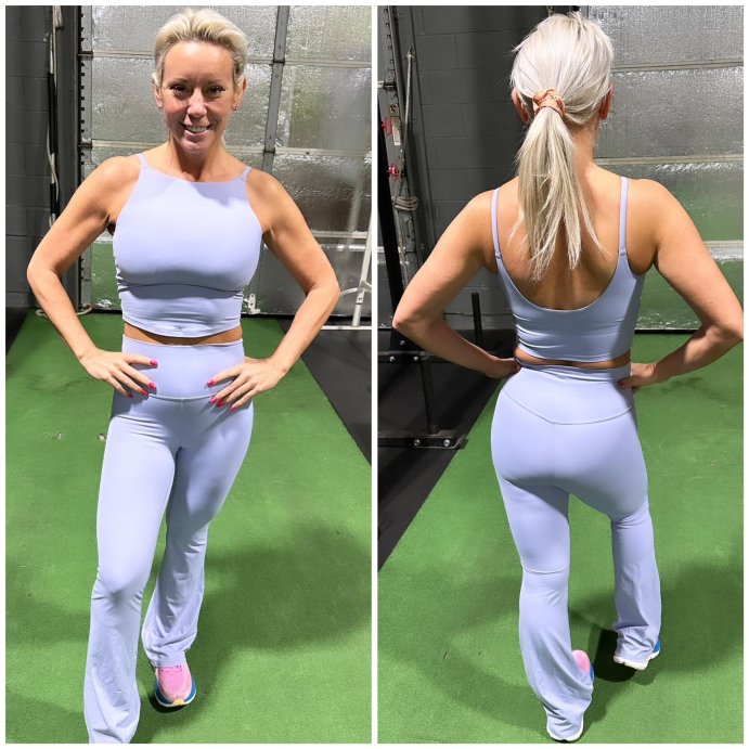 user image by @caseyjoyschneider, Women's Everyday Soft Ultra High-Rise Flare Leggings - All In Motion™