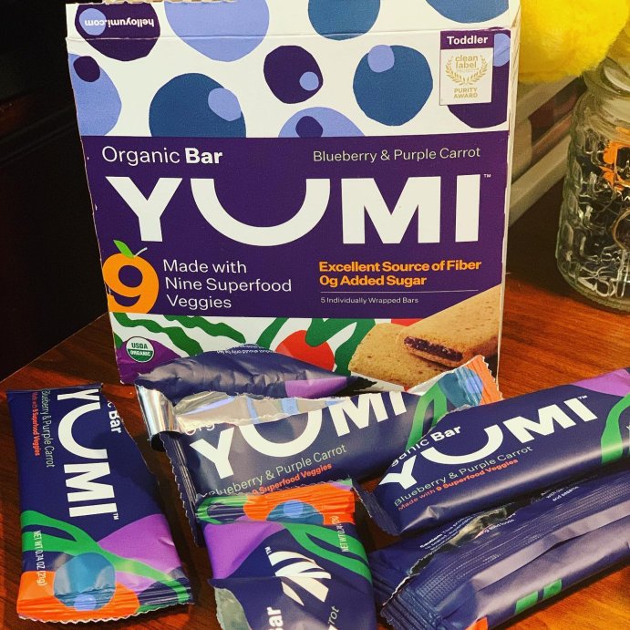 user image by @katietupy, YUMI Organic Blueberry &#38; Purple Carrot Baby Snack Bars - 3.7oz/5ct