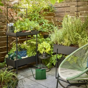 Streamline Metal Potting Station | West Elm