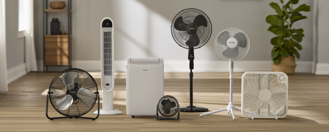 Shop Mastercraft Vertical-Tilt Portable Floor Fan, 3-Speed, Black, 20-in, NOMA Oscillating Tower Fan, Remote Control, 3-Speed, White, 45-in, NOMA 7K SACC (10K ASHRAE) Digital Portable Air Conditioner with Remote Control, 3-Speed, White, Honeywell TurboForce® Tilt-Head Portable Air Circulator Table/Desk Fan, 3-Speed, Black, 7-in, NOMA Oscillating Pedestal/Stand Fan with Remote Control, 3-Speed, Black, 18-in, For Living Tilt-Head Oscillating Pedestal/Stand Fan with Adjustable Height, 3-Speed, Assorted, 16-in, For Living Plastic 5-Blade Portable Box/Floor Fan, 2-Speed, White, 20-in and more