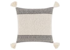Shop Coussin Lisbeth 20x20 ivoire/noir and more