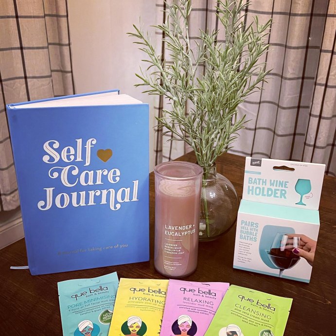 user image by @mypathsmine, Eccolo &#34;7x9&#34; Self Care Journal Blue