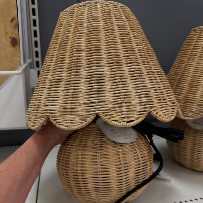user image by @ournesthomedecor, Table Lamp with Woven Base and Woven Shade - Threshold&#8482; designed with Studio McGee