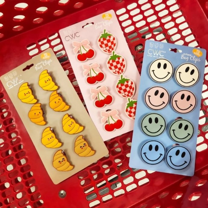 user image by @ohtarget, Cook With Color 8pc Novelty Bag Clips Set