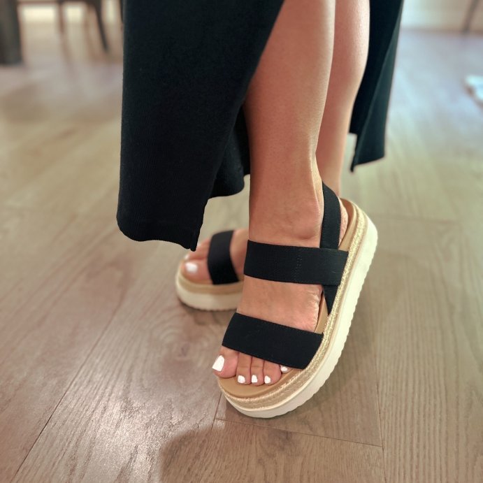 user image by @rand_olivia, Women&#39;s Elliot Stretch Strappy Platform Sandals - Wild Fable&#8482;