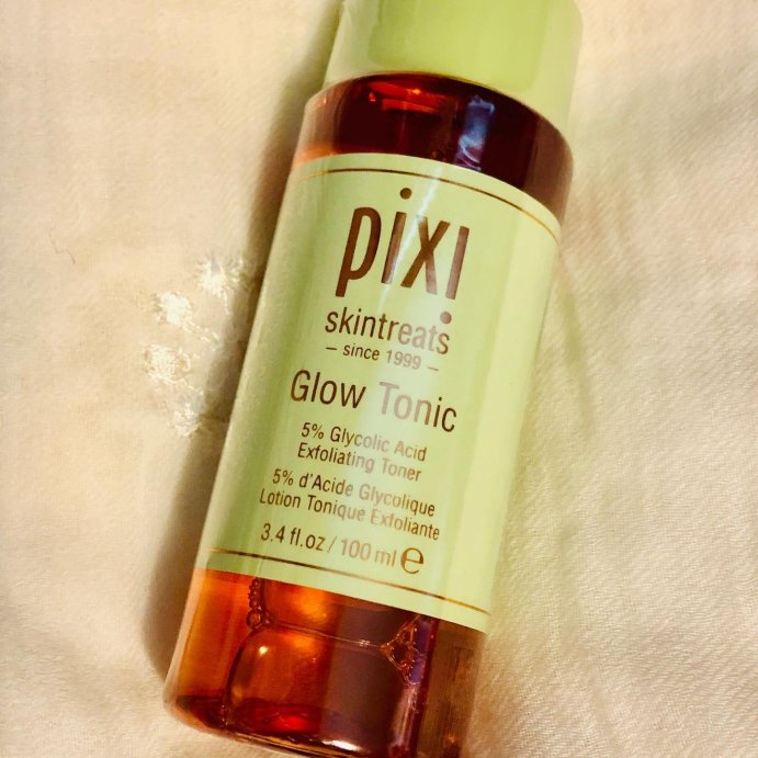 user image by @thelittlepinkcamera, Pixi Skintreats Glow Tonic Glycolic Acid Exfoliating Toner