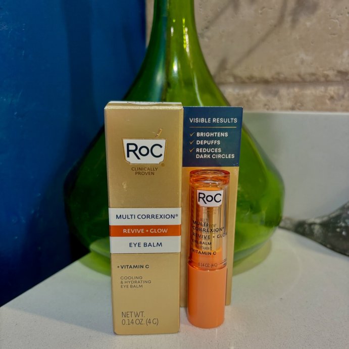 user image by @ohmeeohmya, RoC Multi Correxion Revive and Glow Vitamin C Under Eye Balm - 0.14oz