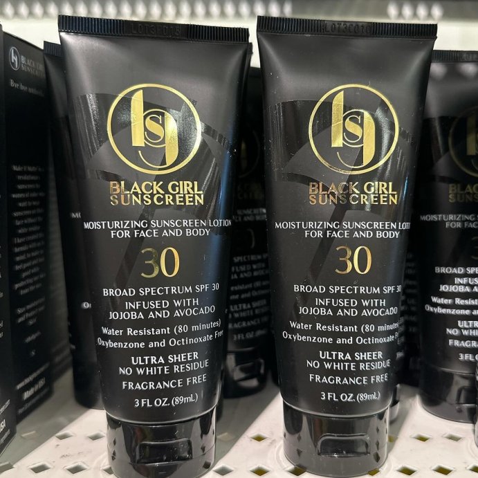 user image by @selfcareprincess13, Black Girl Sunscreen Broad Spectrum Infused with Jojoba Oil - SPF 30 - 3 fl oz