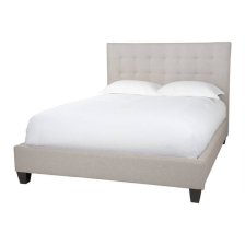 Shop Grand lit Spencer -Polo gris and more